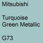 Preview: Mitsubishi, Turquoise Green Metallic, G73.